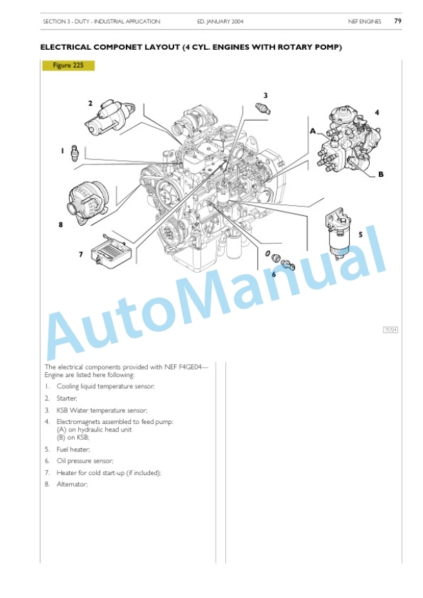 Komatsu 4D104E, S4D104E Series Diesel Engine Shop Manual WEBMNEF000-4