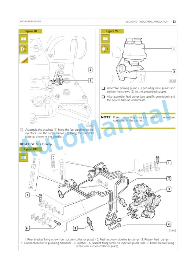 Komatsu 4D104E, S4D104E Series Diesel Engine Shop Manual WEBMNEF001-3