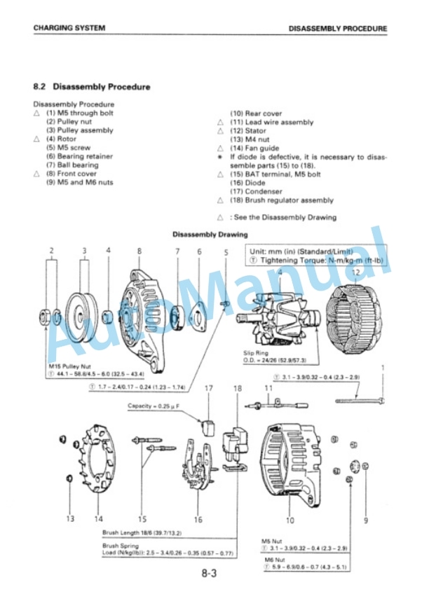 Komatsu 4D92E, 4D94E, 4D98E Diesel Engine Shop Manual 4D94E-BE2-5