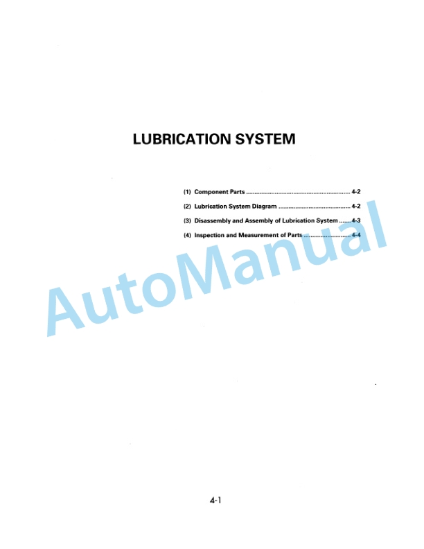 Komatsu 4D94E Diesel Engine Forklift Truck Shop Manual 4D94E-BE1-3