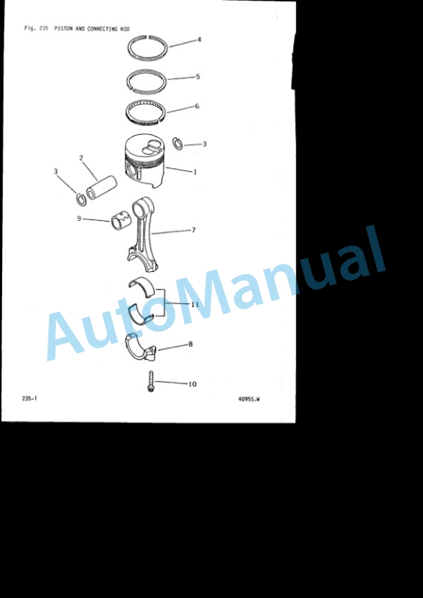 Komatsu 4D95S-W Diesel Engine (Z Series) Parts Manual PDB4D90-01-3
