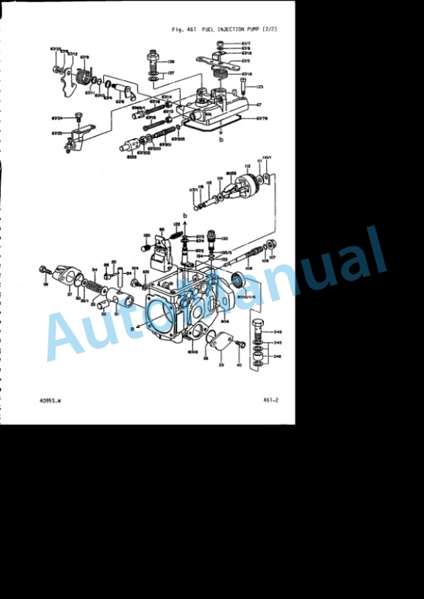 Komatsu 4D95S-W Diesel Engine (Z Series) Parts Manual PDB4D90-01-4