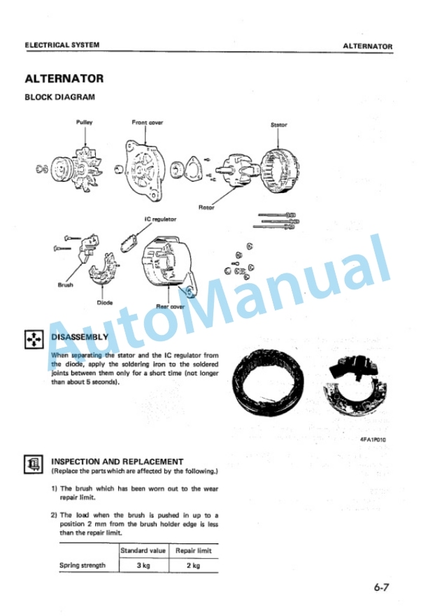 Komatsu 4FA1, 4FE1 Diesel Engine Shop Manual 4FEI-BEI-5