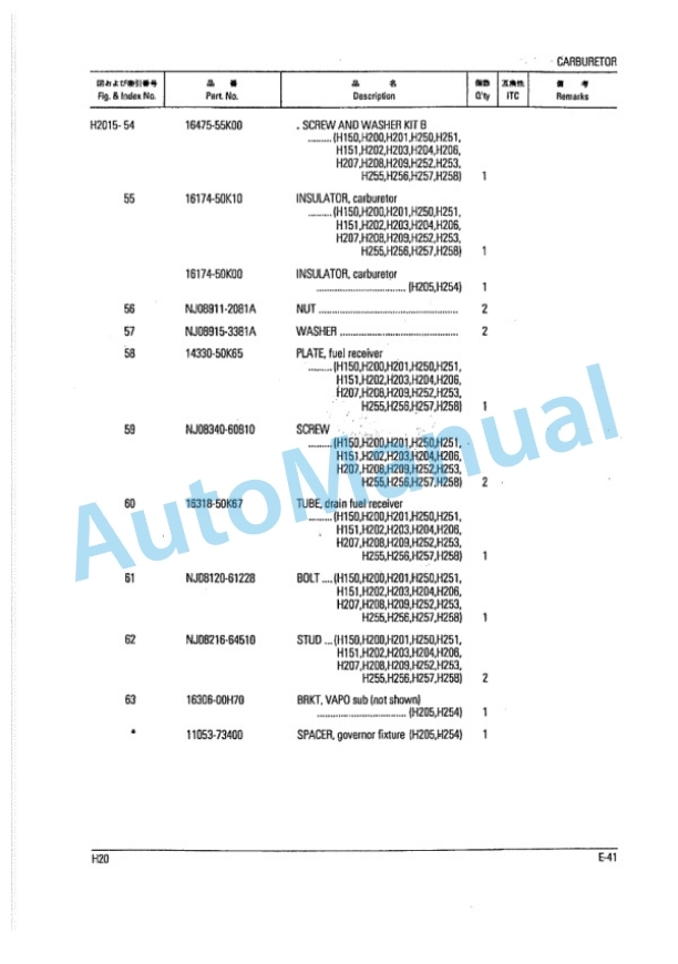 Komatsu 4LB1-T Diesel Engine Parts Manual-5