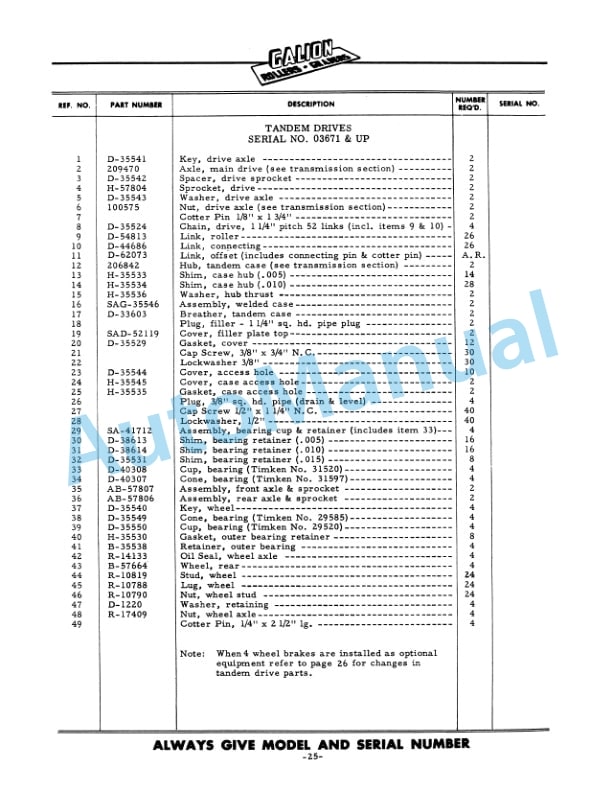 Komatsu 503 Motor Grader Parts Manual 2076H45-2