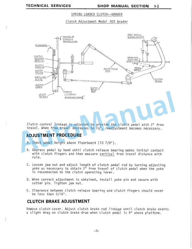 Komatsu 503 Motor Grader Shop Manual SMG-503-4