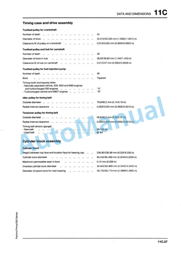 Komatsu 504-2, 504-2T Diesel Engine Workshop Manual 4799006M1-2