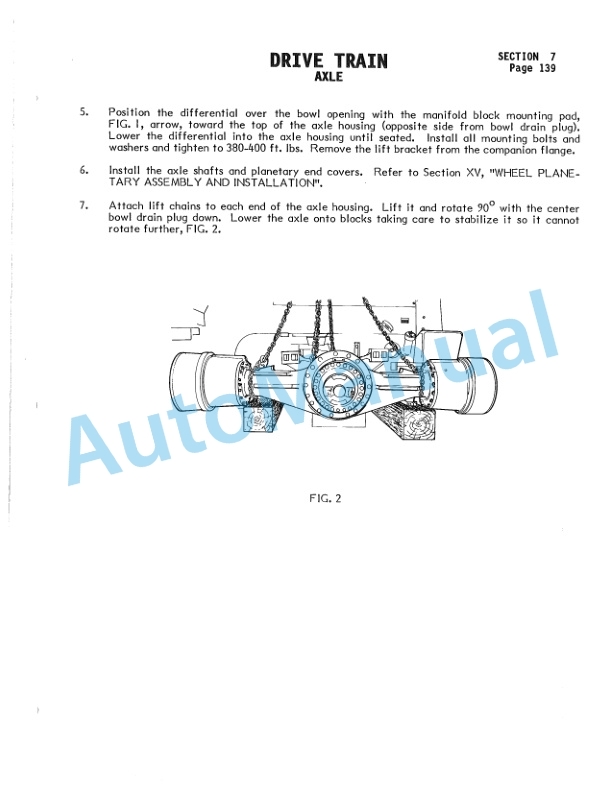 Komatsu 555 Rubber Tire Loader Shop Manual SM555-4
