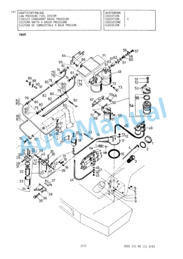 Komatsu 55C Wheel Loader Parts Manual 3091111M2-2