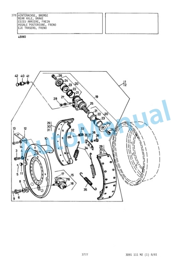 Komatsu 55C Wheel Loader Parts Manual 3091111M2-3