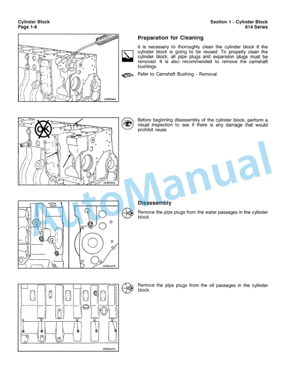 Komatsu 614 Series Diesel Engine Shop Manual CEBM614002-5