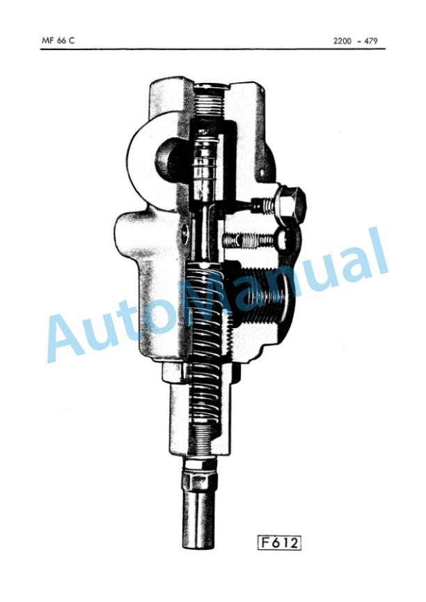 Komatsu 66C, 66D Turbo Hydraulic System Workshop Handbook 3072 517 M1-3