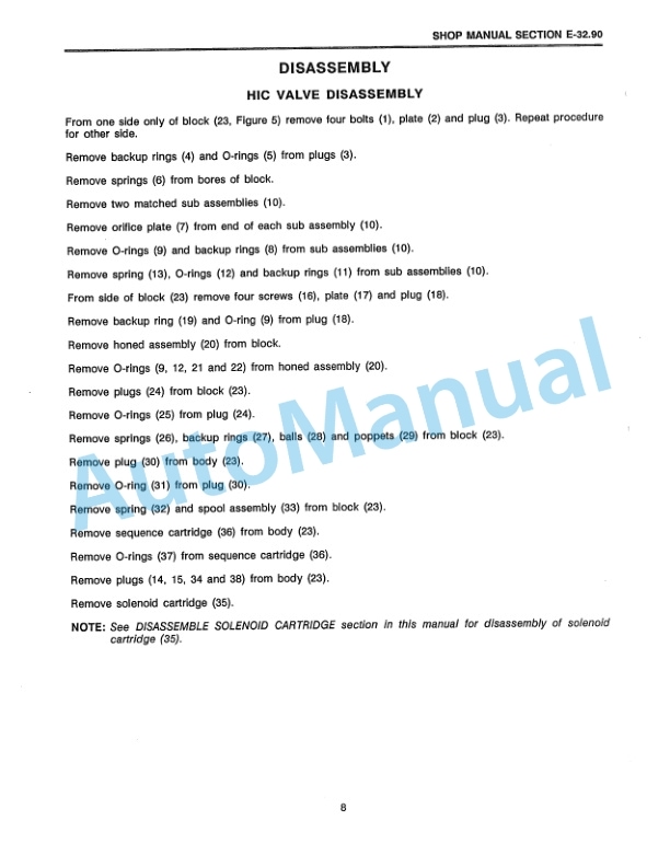 Komatsu 830, 850, 870 Motor Grader Shop Manual CEBMG58102-3
