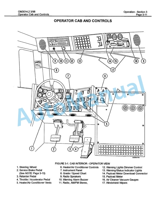 Komatsu 830E-8 Dump Truck Operation and Maintenance Manual DG733-3
