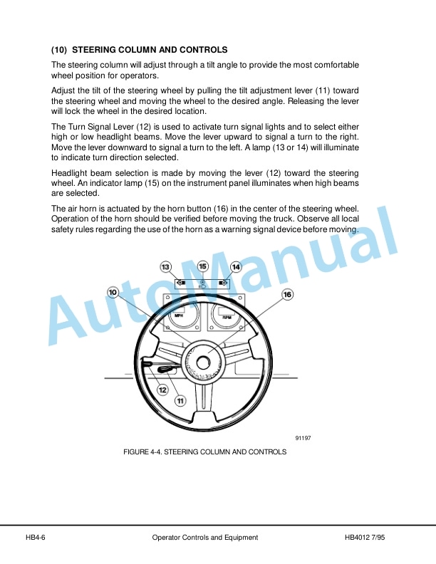 Komatsu 830E Dump Truck Operator Handbook DG621-3