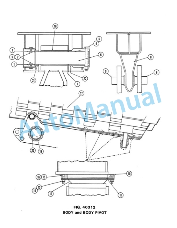 Komatsu 830E Haulpack Truck Parts Manual DH612BT-3