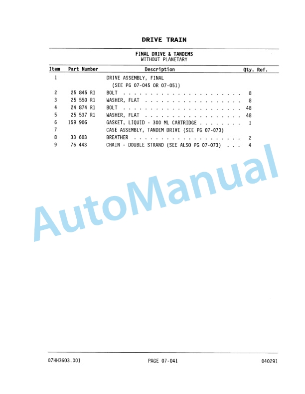 Komatsu 850 Motor Grader Parts Manual 4151R2PM-2