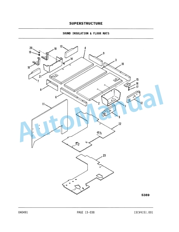 Komatsu 850 Motor Grader Parts Manual 4151R2PM-5