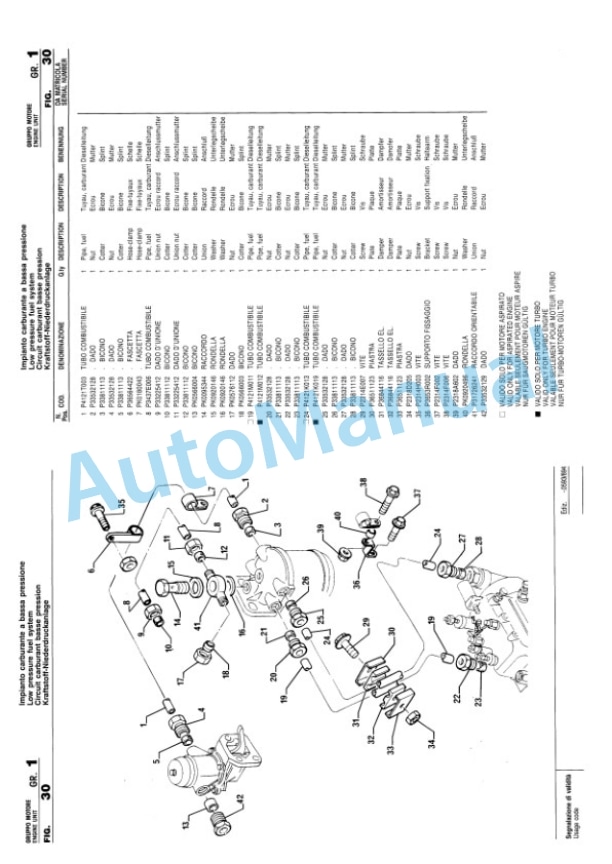 Komatsu 894, 898 High Flow Backhoe Loader Parts Manual PR4L89410-2