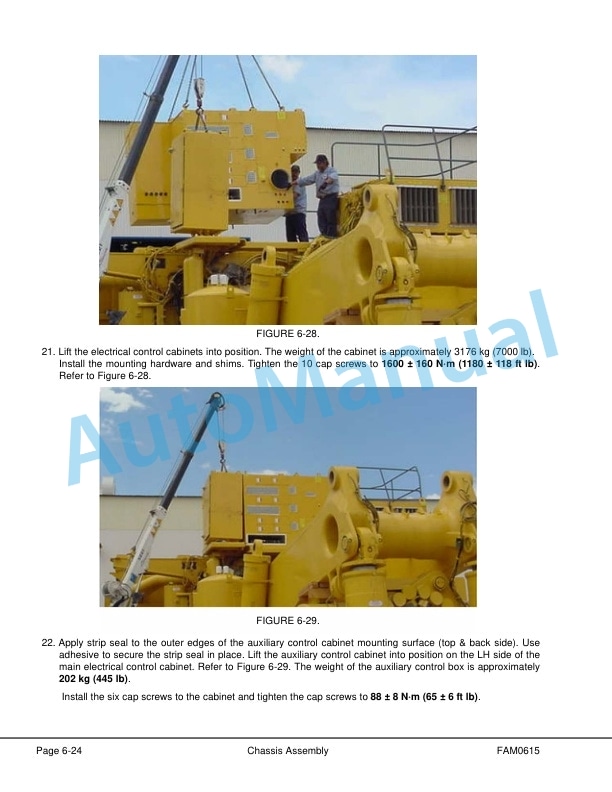 Komatsu 930E-4SE Dump Truck Field Assembly Instruction CEAW005000-2