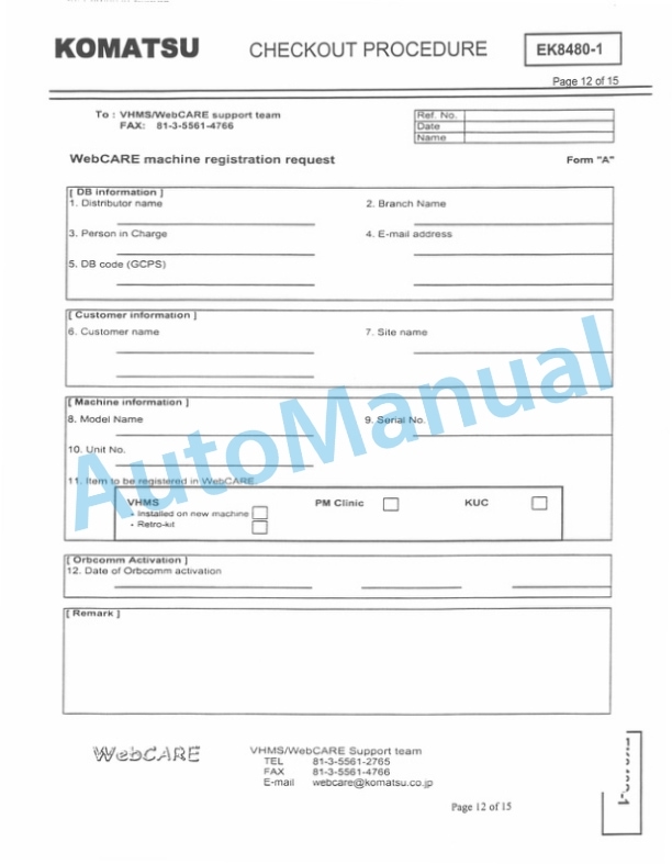 Komatsu 930E-4SE Dump Truck Field Assembly Instruction CEAW005000-4