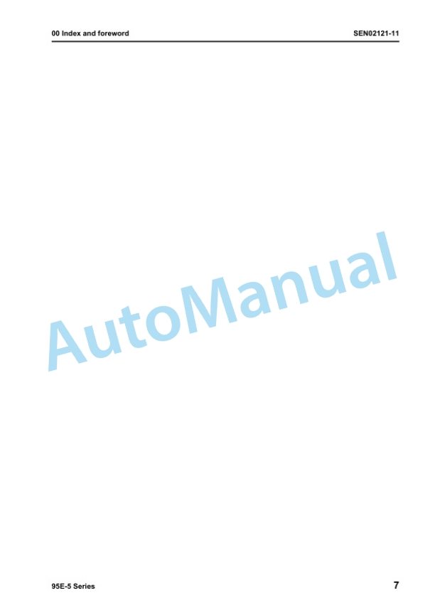 Komatsu 95E-5 Series Engine Shop Manual SEN01966-11-2