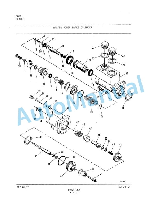 Komatsu A500 Motor Grader Parts Manual 3851R2-3