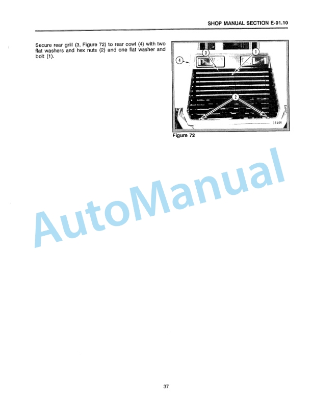 Komatsu A566E Motor Grader Shop Manual SMG-A566E-2