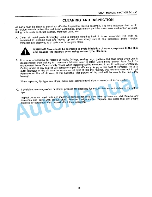 Komatsu A566E Motor Grader Shop Manual SMG-A566E-3