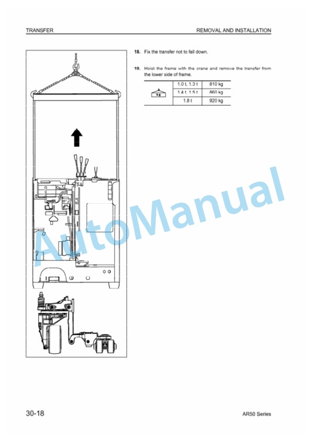 Komatsu AR50 Series Electric Reach Truck Shop Manual BRA14E1-01-2