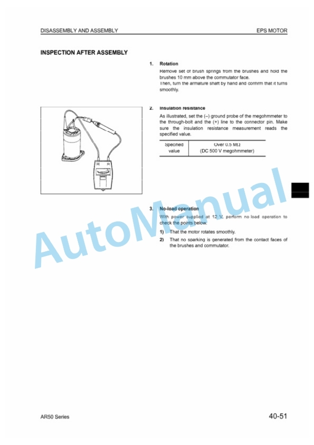 Komatsu AR50 Series Electric Reach Truck Shop Manual BRA14E1-01-3
