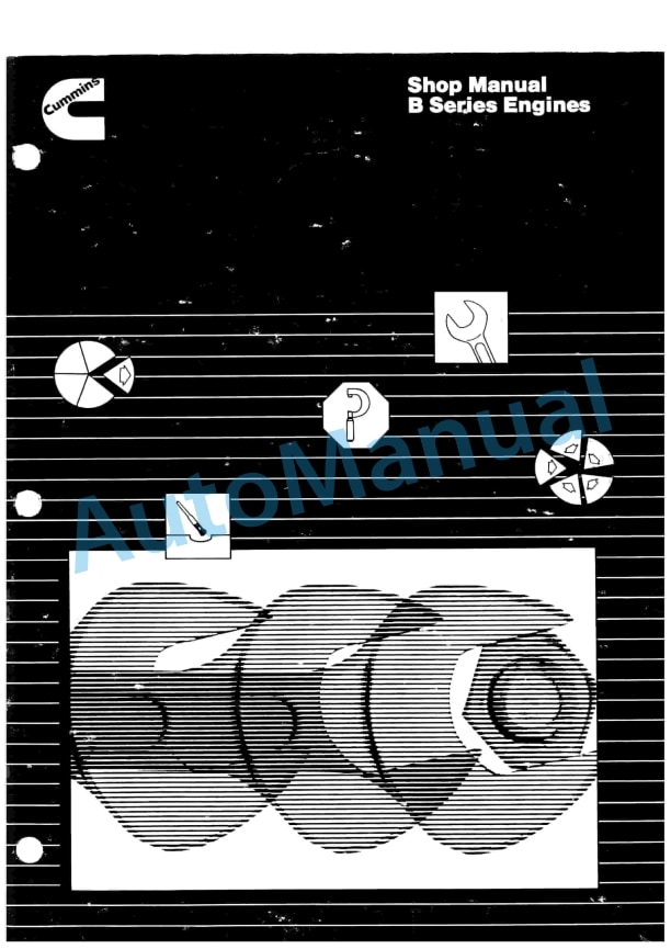 Komatsu B Series Engine Shop Manual 3666017-00