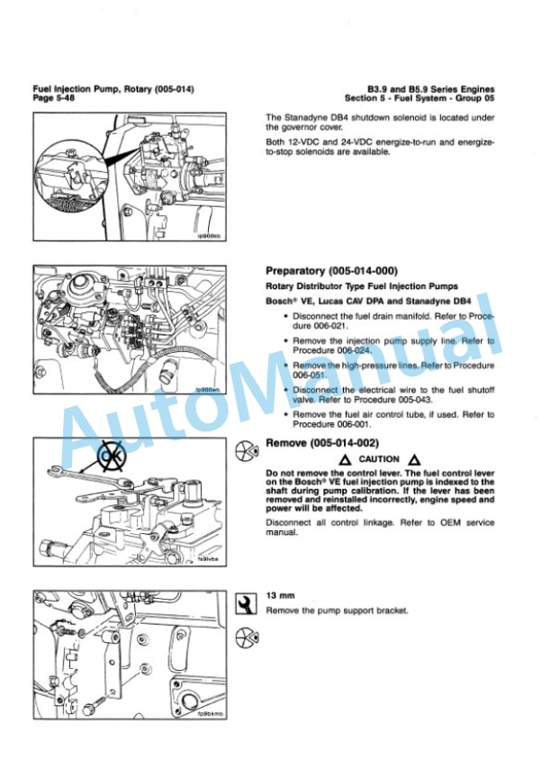 Komatsu B3.9, B5.9 Series Engine Troubleshooting Repair Manual 3666087-01 3 Komatsu B3.9, B5.9 Series Engine Troubleshooting Repair Manual 3666087-01 - Image 3
