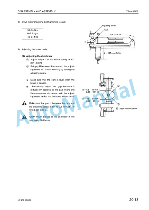 Komatsu BR Series Electric Reach Truck Shop Manual BRB04E1-01-2