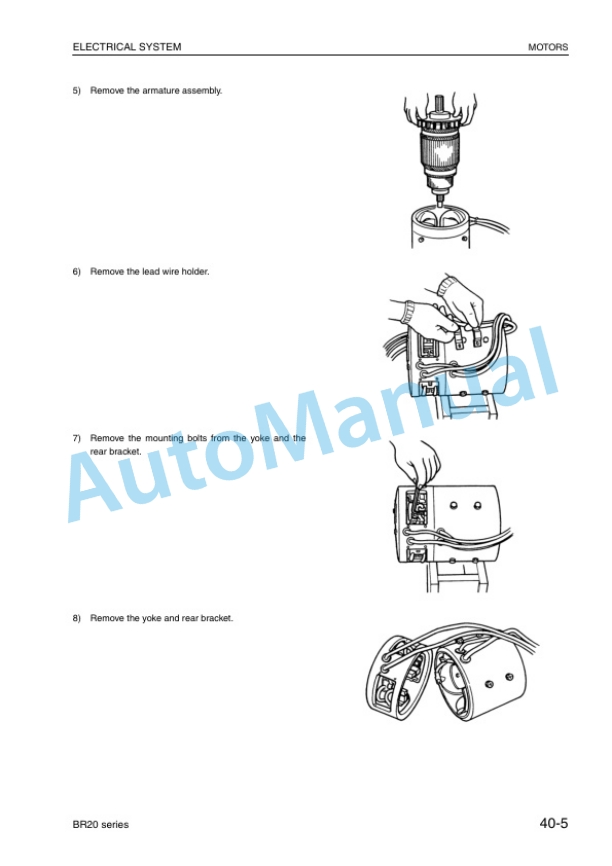 Komatsu BR Series Electric Reach Truck Shop Manual BRB04E1-01-4