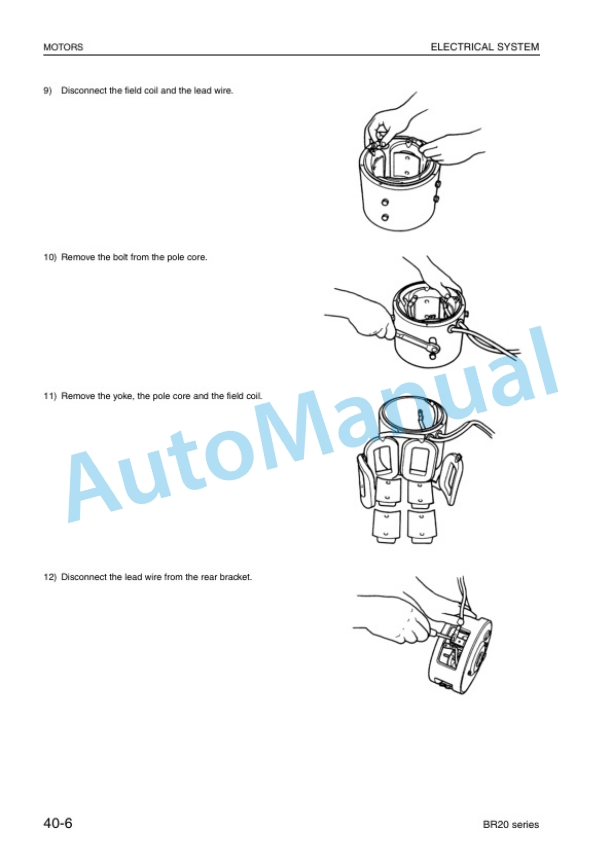 Komatsu BR Series Electric Reach Truck Shop Manual EN-4