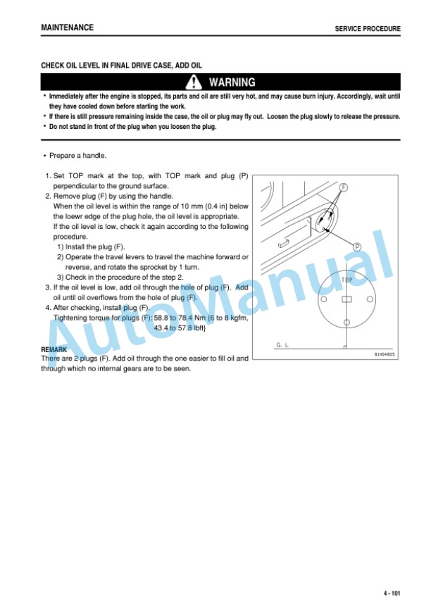 Komatsu BR380JG-1E0 Mobile Crusher Operation and Maintenance Manual PEN01800-00-5