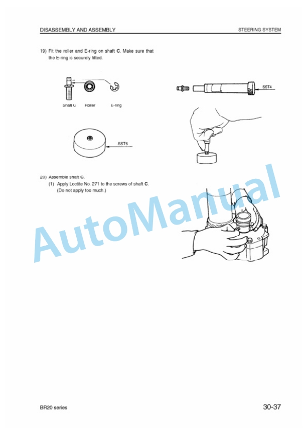 Komatsu BR50 Series Electric Reach Truck Shop Manual BRB04E1-01-3