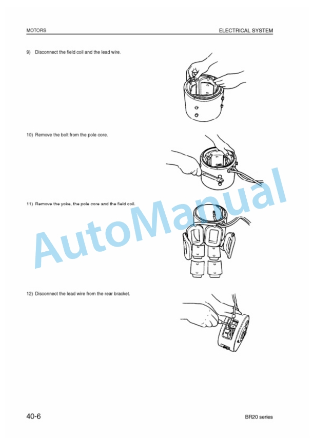 Komatsu BR50 Series Electric Reach Truck Shop Manual BRB04E1-01-4