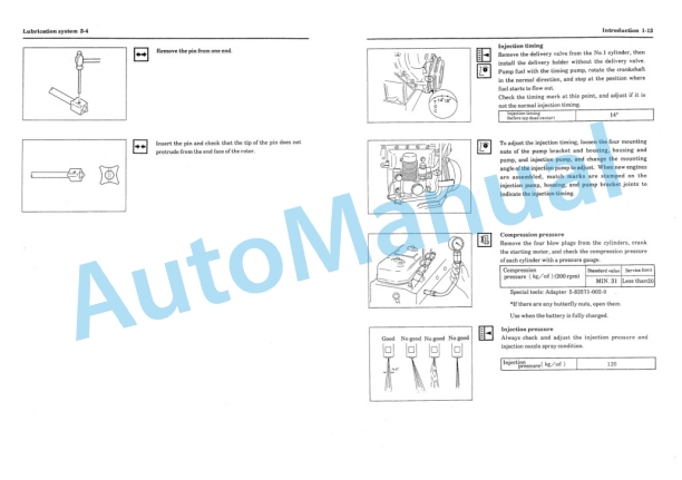 Komatsu C240 Diesel Engine Shop Manual C240-BE2-3