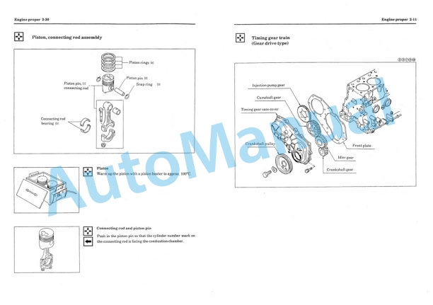 Komatsu C240 Diesel Engine Shop Manual C240-BE2-5