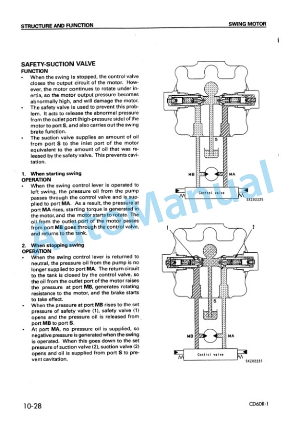Komatsu CD60R-1 Crawler Carrier Shop Manual SEBM019903-2