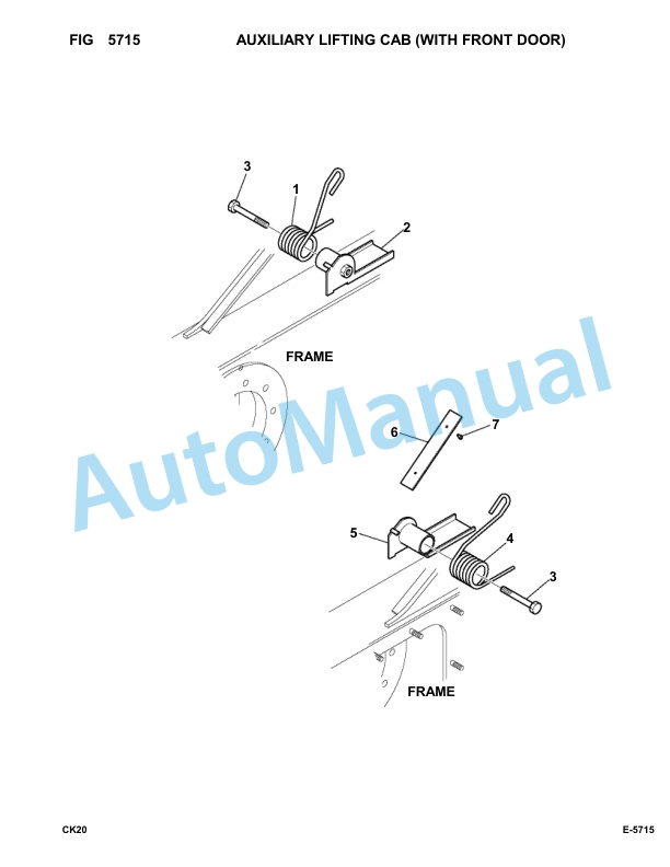 Komatsu CK20-1 Crewler Skid Steer Loader Parts Manual-3