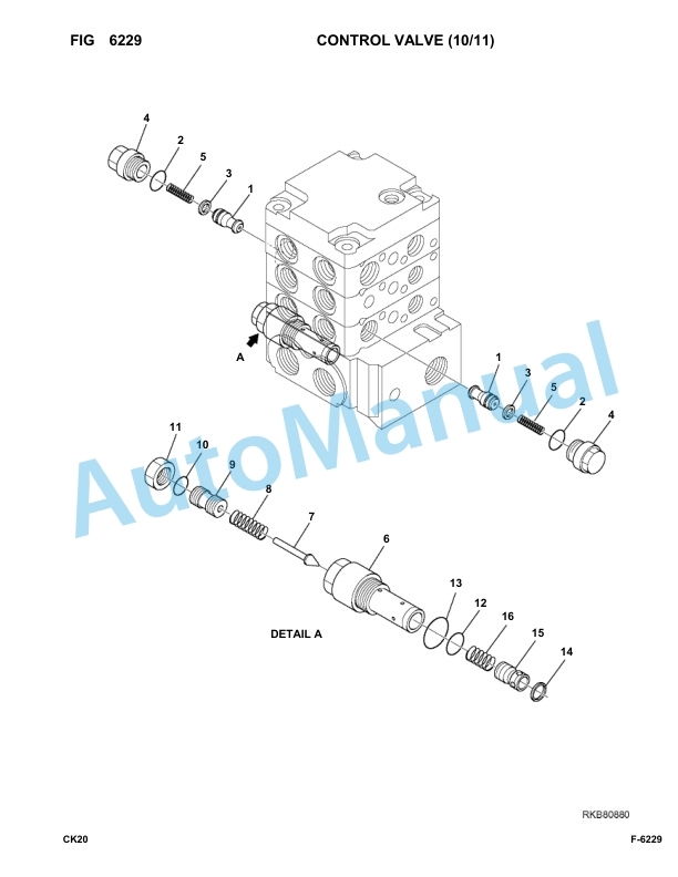 Komatsu CK20-1 Crewler Skid Steer Loader Parts Manual-4