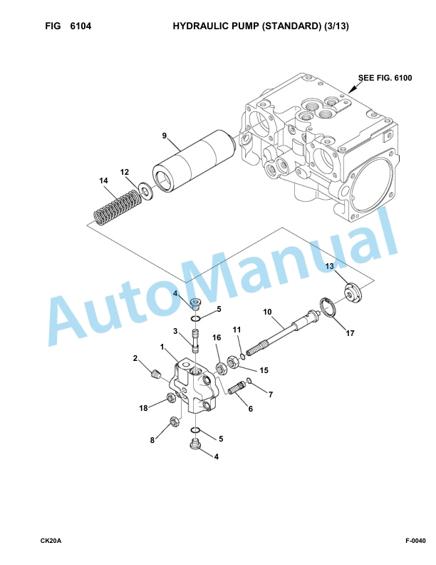 Komatsu CK20-1 USA Crewler Skid Steer Loader Parts Manual-3