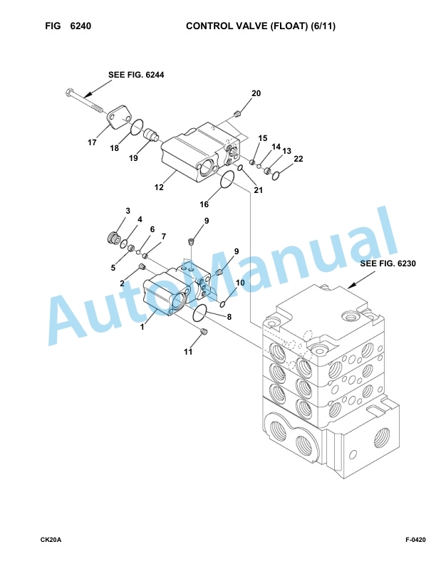Komatsu CK20-1 USA Crewler Skid Steer Loader Parts Manual-4
