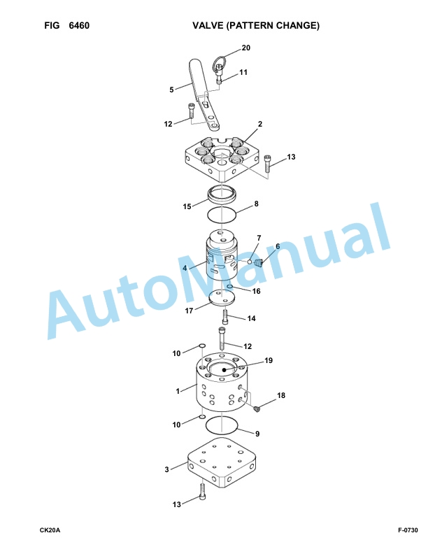 Komatsu CK20-1 USA Crewler Skid Steer Loader Parts Manual-5
