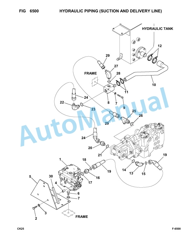 Komatsu CK25-1 Crewler Skid Steer Loader Parts Manual-5