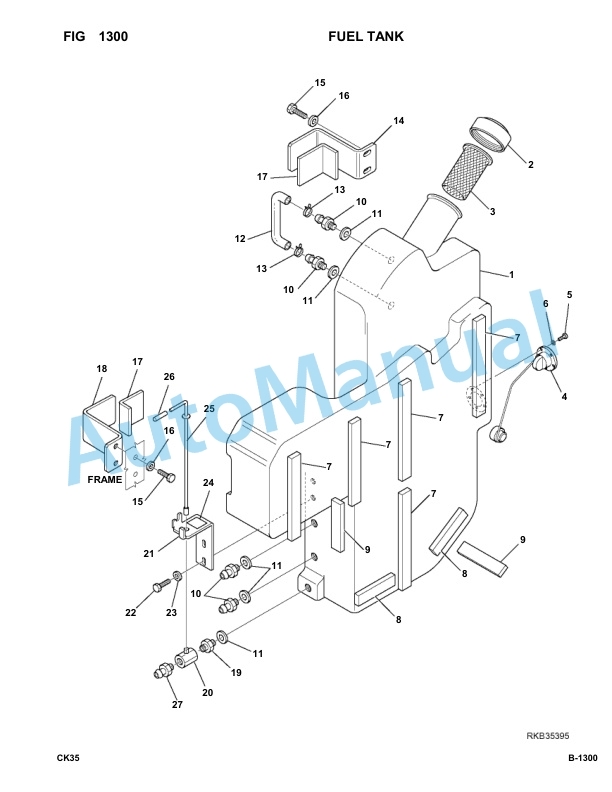 Komatsu CK35-1 Crewler Skid Steer Loader Parts Manual-2
