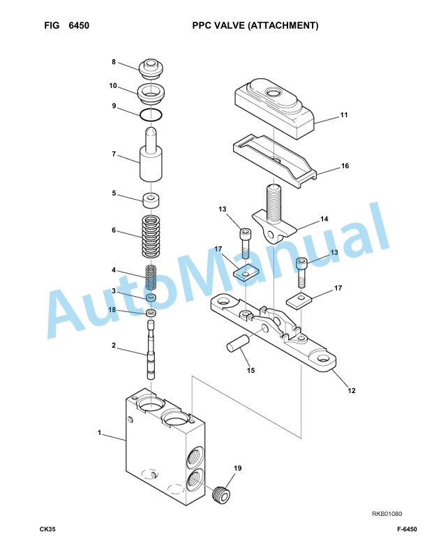 Komatsu CK35-1 Crewler Skid Steer Loader Parts Manual-5